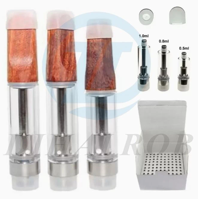 Atomizer cigareta prazni vape vaporizer olovka za košaricu drveni kapljicu kapljice vrha cigarete
